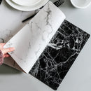 2PCS Marble Placemats Kitchen Dining Table Place Mats Pads Decor PVC 45x30CM