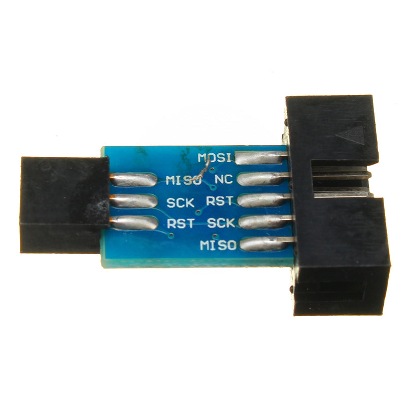5pcs 10 Pin To 6 Pin Adapter Board Connector ISP Interface Converter AVR AVRISP USBASP STK500 Standard