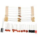 3Pcs FM Transmitter Kit RF-02 Wireless Microphone Parts MP3 Repeater Micro Transmitter With Antenna