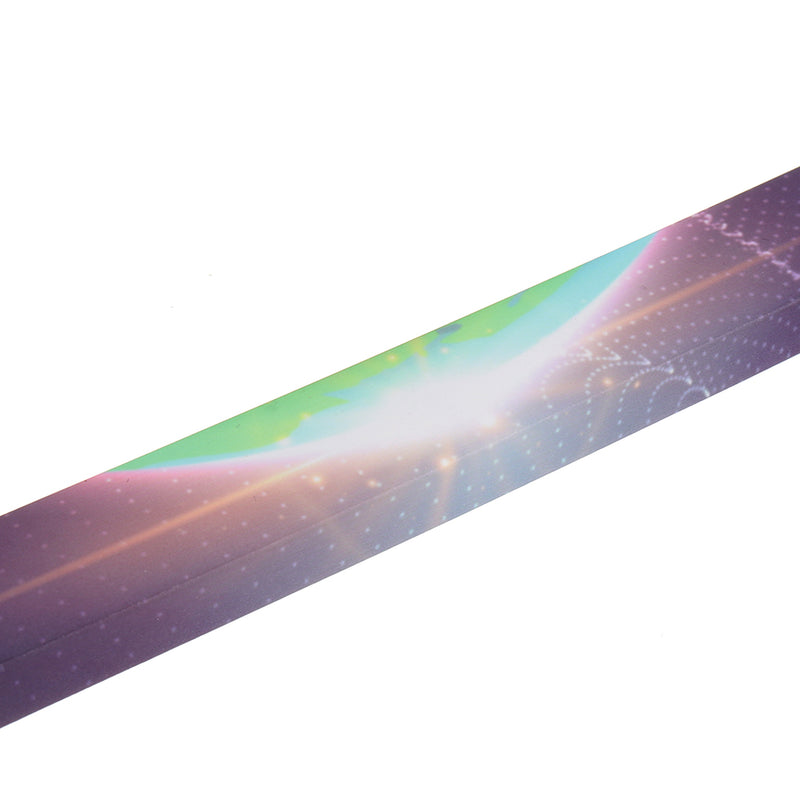 Five-sided Dyesub PBT Green Aurora Space Bar 6.25u Novelty Keycap for Anne Pro 2