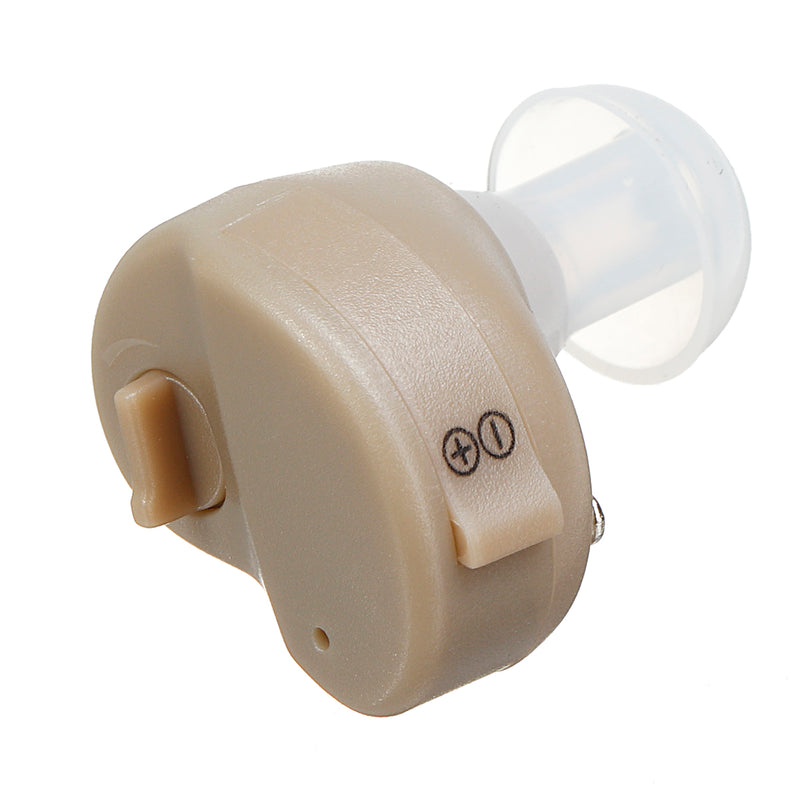 1/2Pcs Portable Digital Hearing Aid Enhancer Mini In-Ear Sound Voice Amplifier