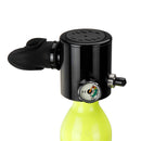 Black Silicone Mouthpiece for Portable Oxygen Air Cylinder Scuba Air Tank Diving Equipment w/ Tie