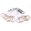 3M*1M 3M*3M USB LED Curtain Window String Light with Hook Up Icicle Garland Christmas Wedding Lamp Decor
