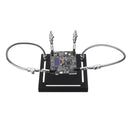 YP-001 Metal Base Universal 4 Flexible Arms Soldering Station PCB Fixture Helping Hands Four Hand