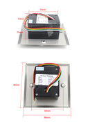 Infrared Sensor Switch No Touch Contactless Door Release Exit Button with LED Indication