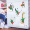 Miico SK7182 Animal Football Team Children's Room Cabinet Sticker Door Sticker Wall Sticker DIY Stickers