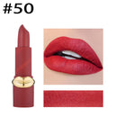MISS ROSE 12 Color Matte Velvet Lip Stick Long-Lasting Lip Makeup