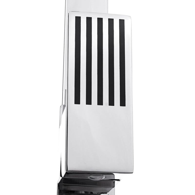 Square Single Lever Sink Faucet Mixer Tap SwiveI Spout Brass Kitchen Bathroom