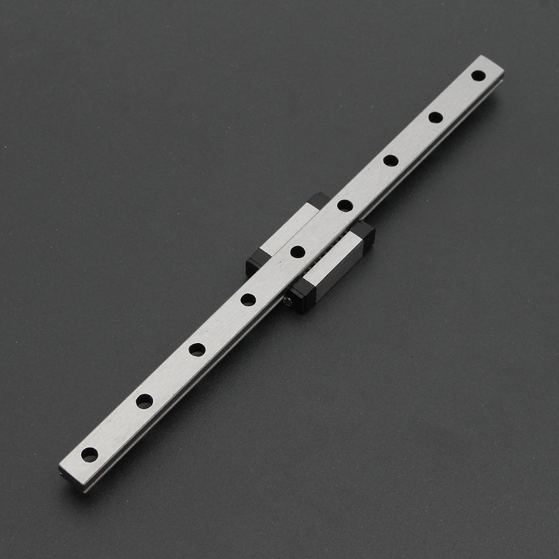 2Pcs 175mm CPC Miniature CNC Linear Support Rail w/ Slide Bearing With 1 Pc Silder Parts