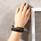 Trendy Multilayer Snake Shape Bracelet Gold Leather Bracelets For Men