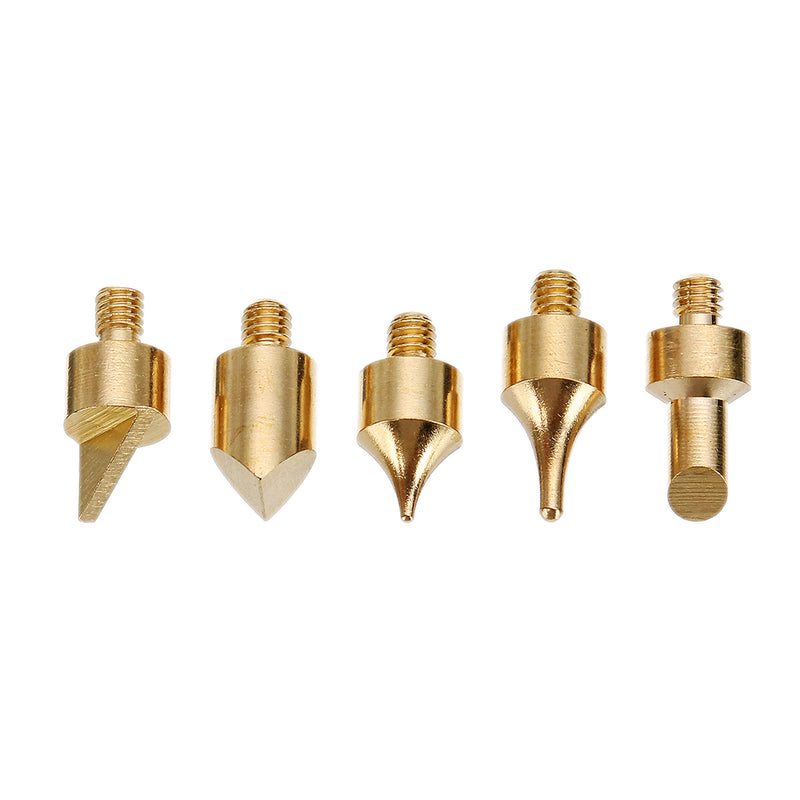 50Pcs 110V 60W Wood Burning Pen Set Stencil Soldering Tips Tools Pyrography Kit