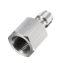 8mm Stainless Steel Quick Connector Pneumatic Adapter Thread Diameter M10x1