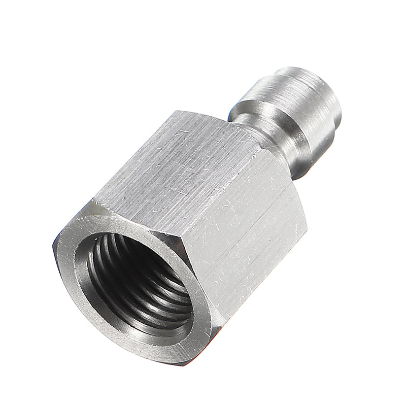 8mm Stainless Steel Quick Connector Pneumatic Adapter Thread Diameter M10x1