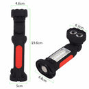 Magnetic 16 LED Inspection Hanging Camping Hand Flashlight