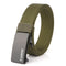 TUSHI 120cm Tactical Belt Military Security Elastic Waist Belt Automatic Buckle Casual Nylon Waistband