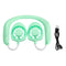 Portable USB Rechargeable Fan Neckband Lazy Neck Hanging Dual Cooling Mini Fan