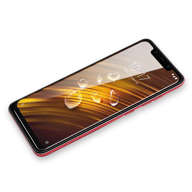 Bakeey Soft Protective Case + Anti-explosion Tempered Glass Screen Protector for Xiaomi Pocophone F1