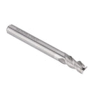 Drillpro 4-10mm HSS-CO 3 Flutes Milling Cutter CNC Milling Tool for Steel
