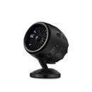 KCASA FCSY-380 USB Creative Hawkeye Turbo Fan Mini Fan Double-blade Fan Air Cooler Two Speed Control Cooling Fan