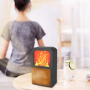 XMUND SH01 400W Mini Heater 3D Fireplace Portable Winter Warmer Heating Fan With Adapter plug