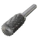 5pcs 6mm Shank Tungsten Carbide Burr 8/12mm Head Rotary Cutter files Set