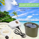 Portable Fishing Water Pail Camping Bucket Travel Hunting Barrel Fishing Bucket