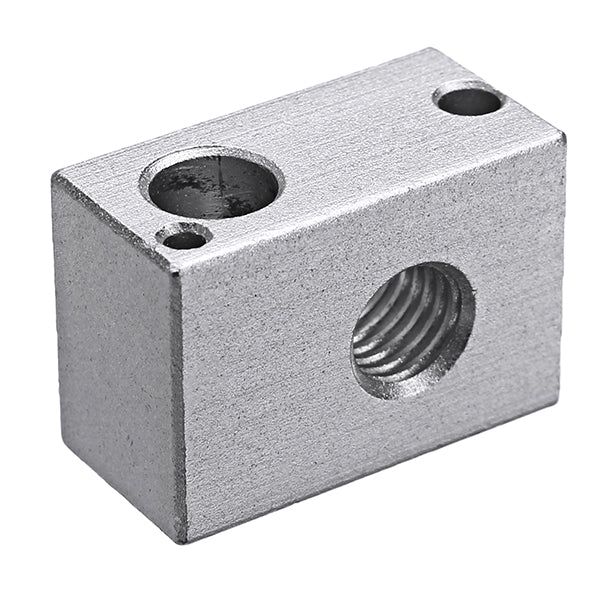 MK10 Aluminum Alloy PT100 Heating Block For 3D Printer