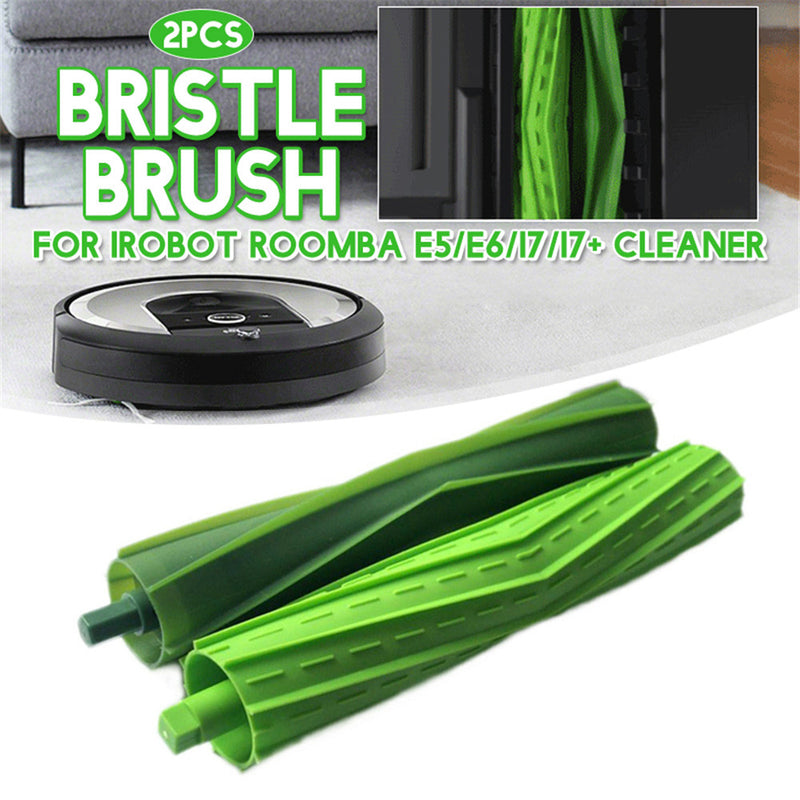 2PCS Bristle Brush For iRobot E5/E6/i7/i7+ Vacuum Cleaner Replacement