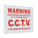 Camera Warning Sign A5 24 Hour CCTV We Can See You Metal Sticker Security Safety Sign