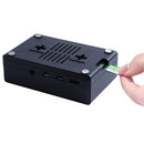 Black/Transparent E-Type ABS Case for Raspberry Pi 4B