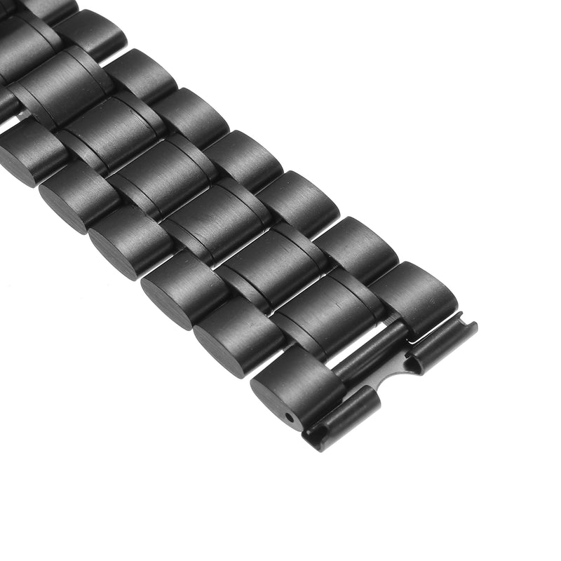 22mm Black Stainless Steel Metal Watch Band Strap for Moto 360 1st Watch+ Tools