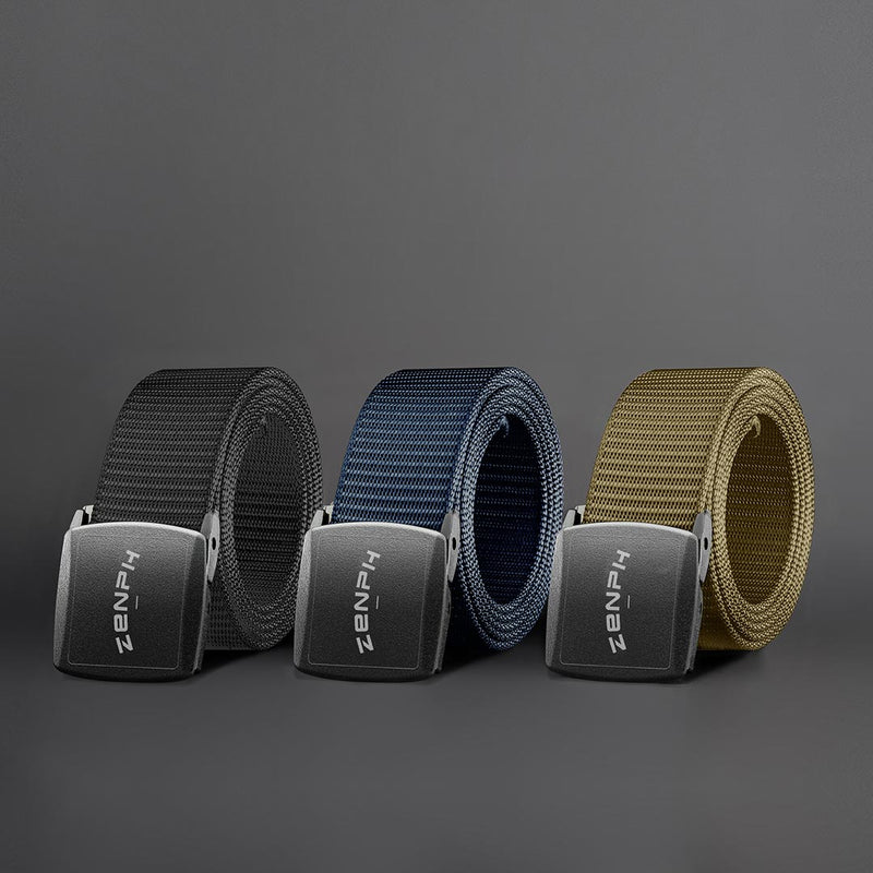 XIAOMI ZENPH 125cm Nylon Waist Belt Punch Free Nonmetallic Buckle Military Tactical Belt