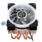 CPU Cooler 4 Heatpipes 90mm 4Pin LED RGB Cooling Fan for LGA 775/1155/1151/1150/1366 AMD