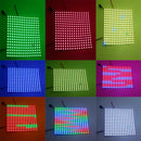 8*32cm 16*16cm WS2812B 256 Pixels Digital 5050 RGB Dream Color Programmed LED Module Strip DC5V