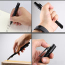 Multifunctional Rechargeable Flashlight Tactical Pen Survival Self De-fense Anti-wolf Divine Protection Pen Writing Pen