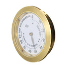 Analog Hygrometer Cigar Humidity Calibration Gauge With Glass Lens for Humidors