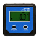 Drillpro 4 x 90 Digital LCD Level Box Inclinometer Angle Ruler Angle Finder Gauge Protractor Magnetic Base