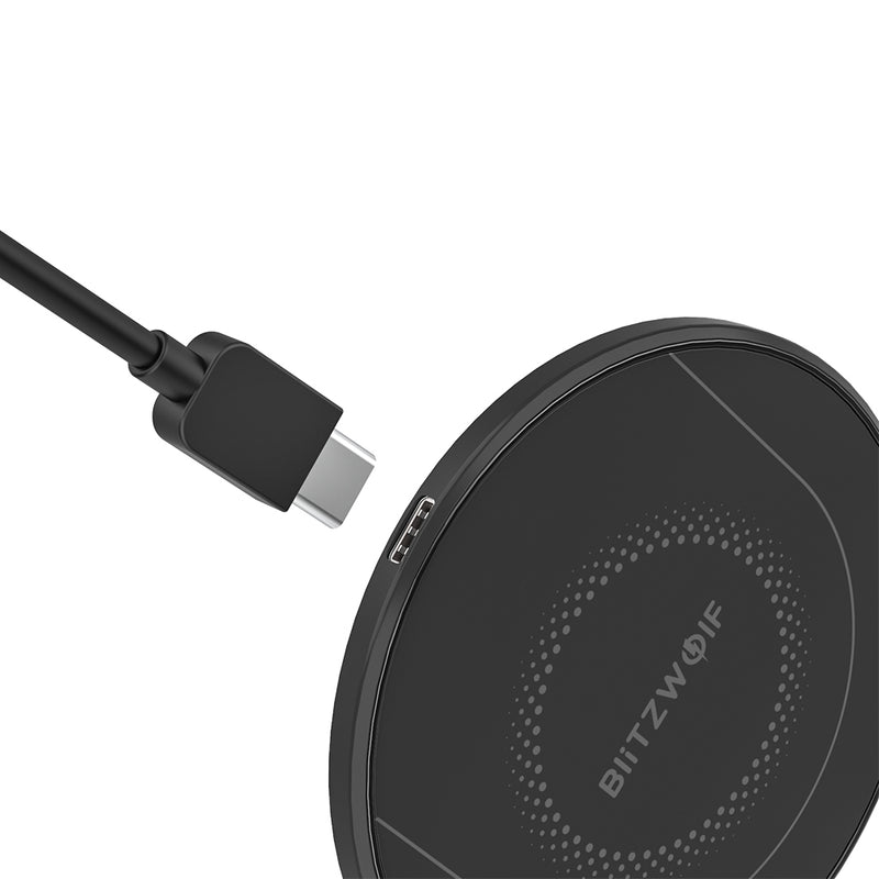 BlitzWolf BW-FWC7 Qi Fast Wireless Charger 15W 10W 7.5W 5W for iPhone 11 Pro XS MAX XR S9 Note 9
