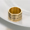 Unisex Time Loop Titanium Steel 316L Stainless Steel Simple Numeral Finger Ring Jewelry
