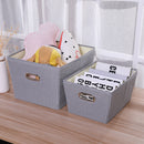 XP-183 Waterproof Large Non-woven Fabric Folding Storage Box Baskets Quilt Clothes Organizer Beige Color