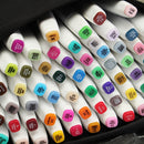 80 Colors Anime Art Marker Double Headed Sketch Alcohol Marker Pen Set