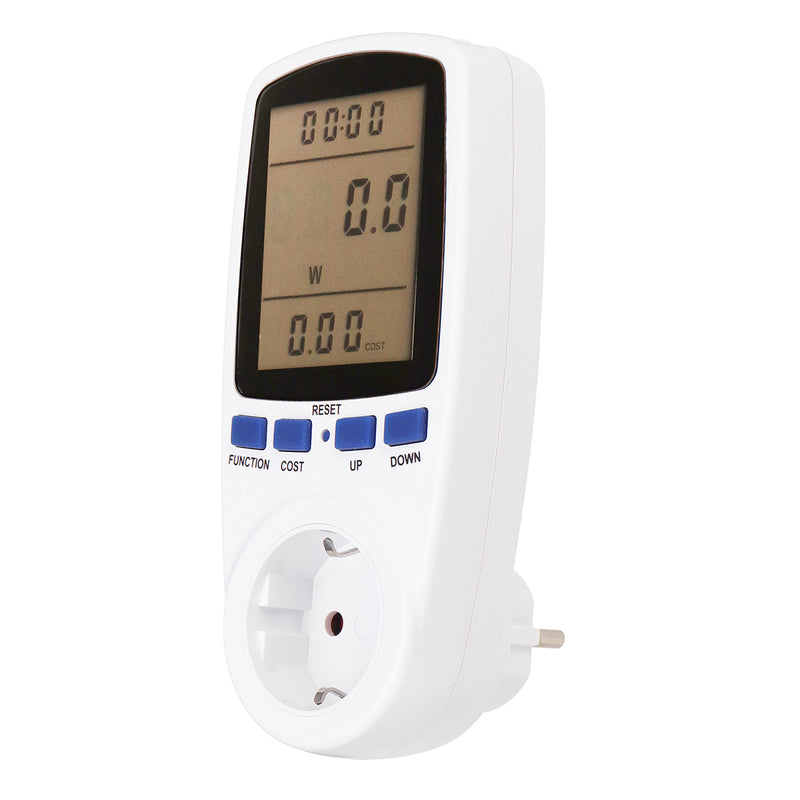 EU/UK/US Plug LCD Display Electric Monitor Analyzer Power Meter Energy Smart Wall Socket