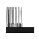Broppe 6pcs 75mm H2-H6 Magnetic Hexagon Head Screwdriver Bits 1/4 Inch Hex Shank