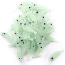 ZANLURE 50 Pcs Soft Rubber Bait 3cm Artificial Fishing Lure Luminous Hrimp Bait