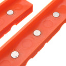 Drillpro 2Pcs 4.5/6 Inch Vise Jaws Multipurpose Magnetic Reversible Vise Soft Jaw Pads for Metal Vise Table Vise
