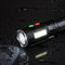 XMUND XML2-U2+COB 600Lumen 5Modes USB Rechargeable 128db Alarm Torch Outdoor Waterproof 18650 Flashlight Self-protection LED Flashlight with Magnet