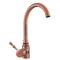 TAPCET Red Copper Antique Kitchen Basin Sink Faucet Hot&Cold Water Mixer Tap