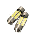 2PCS 31mm/36mm/39mm/42mm 4014 SMD LED Car Interior Reading Lights Festoon Dome Bulbs CANBUS Error Free White