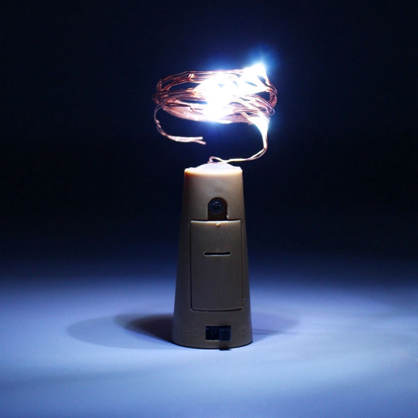 200CM Battery Powered Cork Copper Wire LED Wine Bottle HoliDay Light Lamp for Xmas Party