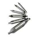 Drillpro 6pcs 1/1.5/2/2.5/3/5mm 60 Degree HSS Center Drill Bits Countersink Drill Bit